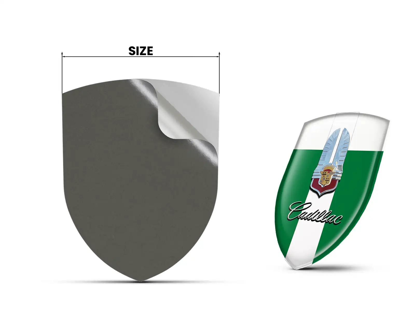 Cadillac Logoaufkleber Pro Max Robust Elegant Layout